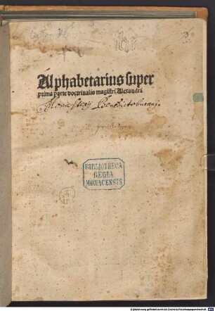 Doctrinale, 1