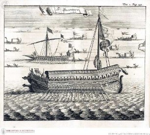 Nouveau voyage d'Italie, fait en l'année 1688. 1691 - Band 1: Nouveau voyage d'Italie (1688)Le Bucentaure