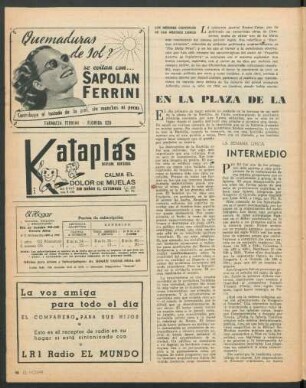 Intermedio gregoriano : La semana lírica