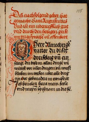 Gebet, dem hl. Augustinus zugeschrieben