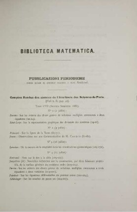 Biblioteca matematica.