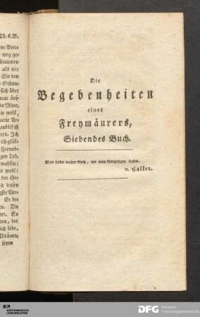 Siebendes Buch