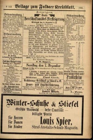 Zweite Ausgabe vom Dienstag, den 03. Dezember 1895.