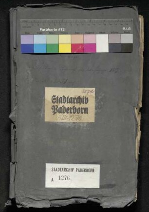 Belege zur Schulkassenrechnung 1840/41