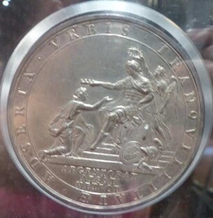 Medaille auf Straßburg als Hauptstadt des Elsass