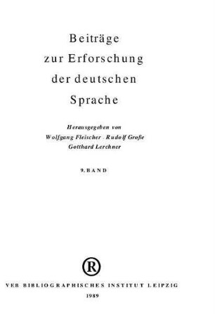 Untersuchung zur Phraseologie der deutschen Gegenwartssprache unter lexikographischem Aspekt