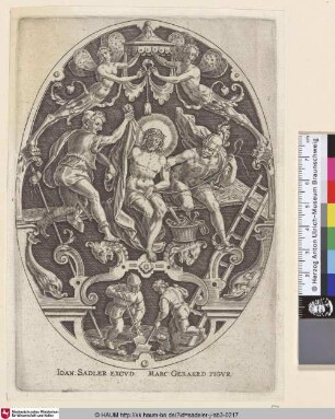 [CHRIST DISROBED BY THE SOLDIERS; Christus entkleidet von Soldaten]