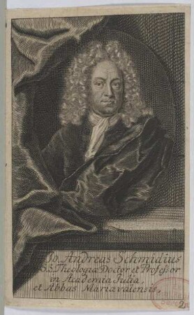 Bildnis des Jo. Andreas Schmidius
