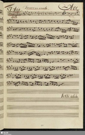 87. Aria: Trovare un amante / Piccinni, N.
