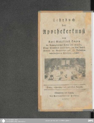 Lehrbuch der Apothekerkunst