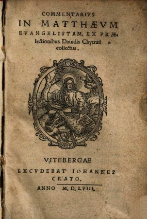Commentarivs In Matthaevm Evangelistam
