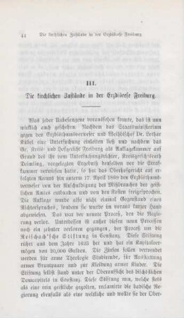 44-51 Die kirchlichen Zustände in der Erzdiöcese Freiburg