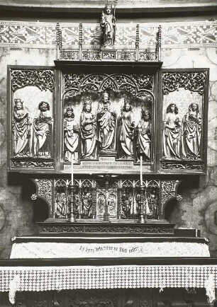 Herz-Jesu-Altar : Frankfurt am Main. Dom. Herz-Jesu-Altar (geöffnet, Ivo Strigel)