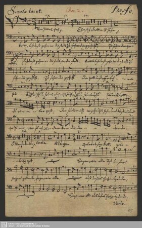 Chor II [pastori] Basso
