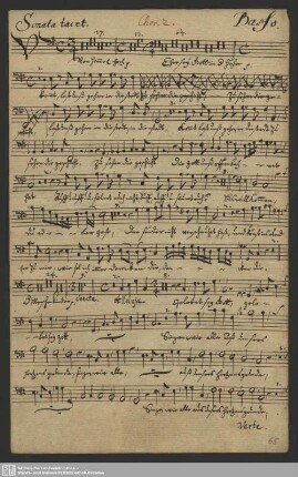 Chor II [pastori] Basso