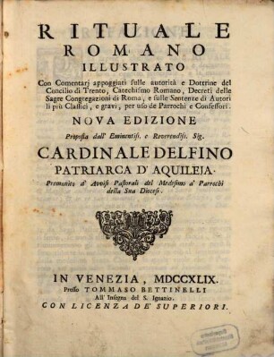 Rituale romano illustrato