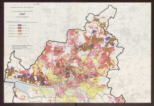 Blatt 3c: Bürgerschaftswahl vom 22. März 1970 - gültige Stimmen in Hamburg für die FDP in den Wahlbezirken -