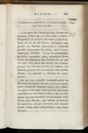 Sémen ou Siméon Ivanovitch Le Superbe