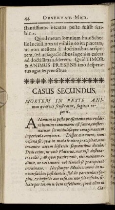 Casus Secundus. - Casus Tertius.