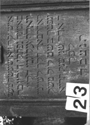 Grabstein 23 (Detailaufnahme)