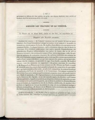 Reprise Des Travaux De La Société