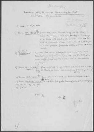 Stuttgart Martinskirche Teil-Kirchengemeinde: Inspektionsbericht 1954