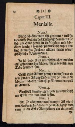 Caput III. Mentalis