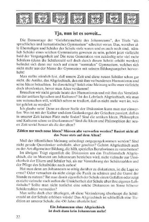 Tja, nun ist es soweit...