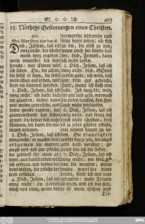 15. Nöthige Gesinnungen eines Christen.