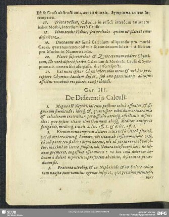 Cap. III. De Differentiis Calculi