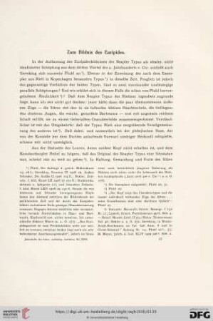 26: Zum Bildnis des Euripides