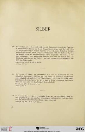Silber (Nr. 102-119)