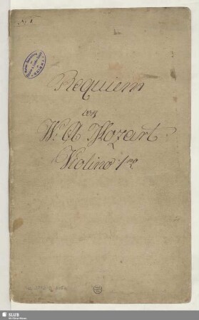 Requiems - Mus.3972-D-535a : V (4), Coro, orch; KV , 626