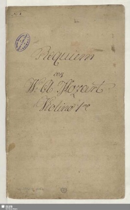 Requiems - Mus.3972-D-535a : V (4), Coro, orch; KV , 626