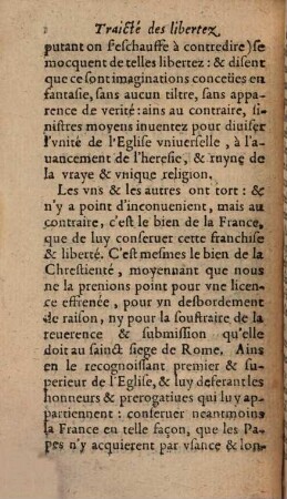 Traité des libertez de l'Eglise Gallicane