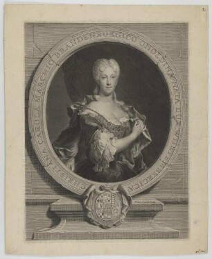 Bildnis der Christiana Carola von Brandenburg