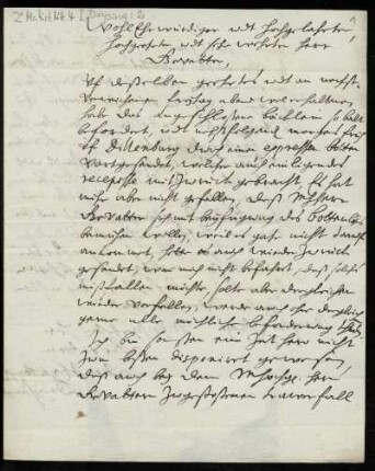 Brief von Heinrich Duising an Friedrich Lucae