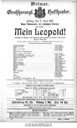Mein Leopold!