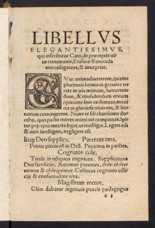 a3r-b4v, Liber Primus.