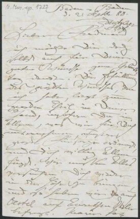 Brief an Ferdinand Schumann : 21.09.1888
