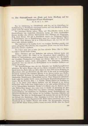 33. Die Schlußkämpfe am Guise und beim Rückzug auf die Antwerpen-Maas-Stellungen