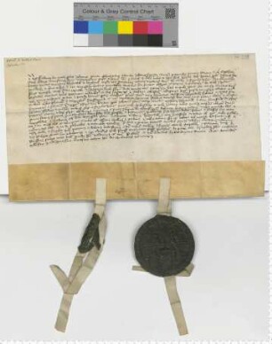 Das Kloster Kappenberg bescheinigt Heiligenthal den Empfang von 600 rheinischen Gulden.