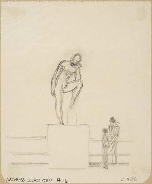 Entwurf für das "Heine-Denkmal" für Düsseldorf