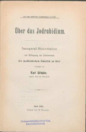 Über das Jodrubidium