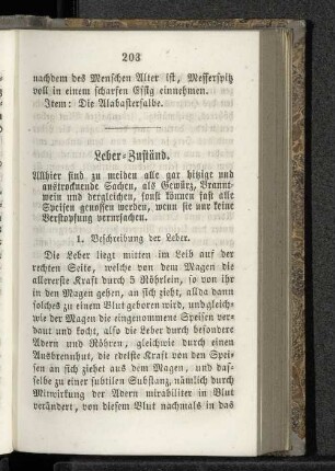 Leber-Zuständ.