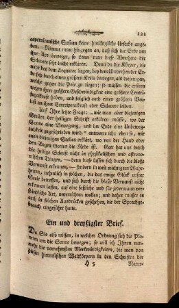 Ein und dreyßigster Brief. - Vierzigster Brief.