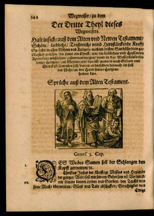 Sprüche auß dem Alten Testament.