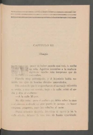 Capítulo III - Olimpia