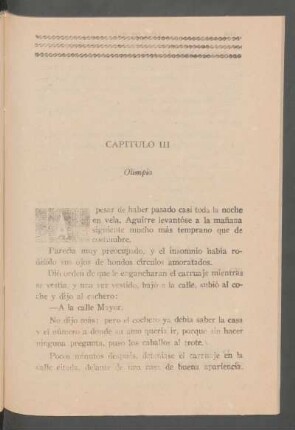 Capítulo III - Olimpia
