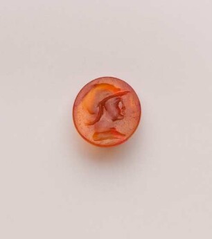 Intaglio mit behelmtem Kopf (Krieger?), 16./17. Jh.